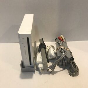 White Nintendo Wii Console with Accessories
